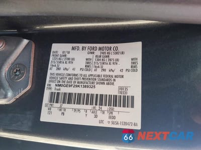 Zdjęcie 13 z 13 samochodu: 2019 FORD TRANSIT CONNECT XLT VIN:NM0GE9F29K1389325 - miniatura