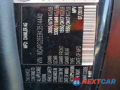 Zdjęcie 13 z 13 samochodu: 2019 MERCEDES-BENZ METRIS VIN:WD4PG2EE8K3514440 - miniatura