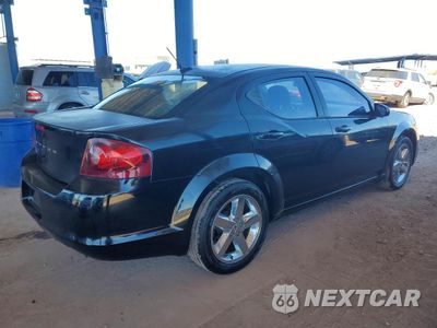 Trzecie zdjęcie samochodu z tyłu: 2013 DODGE AVENGER SE VIN:1C3CDZAB9DN657642 - miniatura