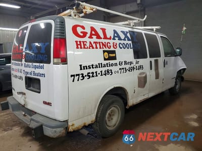 Trzecie zdjęcie samochodu z tyłu: 2000 GMC SAVANA G2500 VIN:1GTFG25M4Y1902511 - miniatura