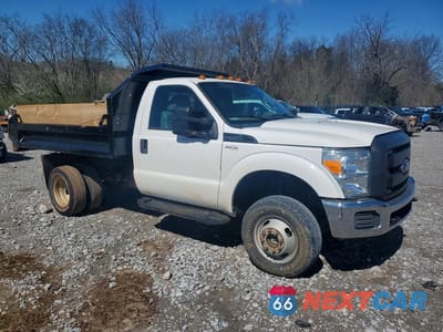 Czwarte zdjęcie samochodu z boku: 2016 FORD F350 SUPER DUTY DUMP TRUCK VIN:1FDRF3H69GEB98652 - miniatura