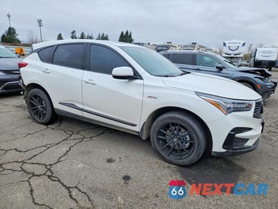 Czwarte zdjęcie samochodu z boku: 2020 ACURA RDX A-SPEC VIN:5J8TC2H6XLL021726 - miniatura