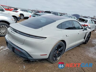Trzecie zdjęcie samochodu z tyłu: 2025 PORSCHE TAYCAN 4S VIN:WP0AB2Y13SSA40686 - miniatura