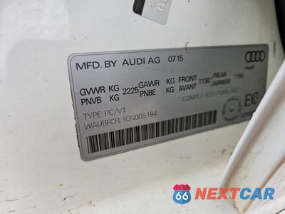 Zdjęcie 12 z 12 samochodu: 2016 AUDI A4 KOMFORT PLUS VIN:WAUBFCFL1GN005194 - miniatura