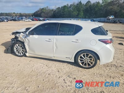 Drugie zdjęcie samochodu z przodu: 2013 LEXUS CT 200H BASE VIN:JTHKD5BH7D2155358 - miniatura