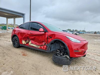 Czwarte zdjęcie samochodu z boku: 2023 TESLA MODEL Y VIN:7SAYGDEE5PA027281 - miniatura