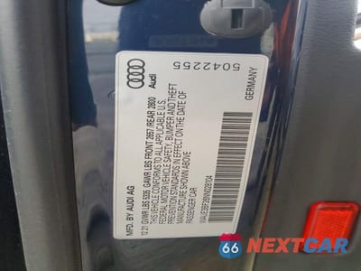 Zdjęcie 13 z 13 samochodu: 2022 AUDI A6 PREMIUM PLUS VIN:WAUE3BF26NN028104 - miniatura