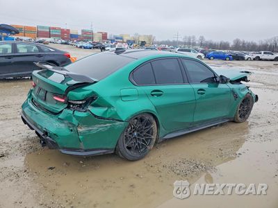Trzecie zdjęcie samochodu z tyłu: 2022 BMW M3 COMPETITION VIN:WBS43AY02NFM39278 - miniatura