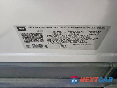 Zdjęcie 13 z 13 samochodu: 2020 CHEVROLET EQUINOX PREMIER VIN:3GNAXNEV7LS670084 - miniatura