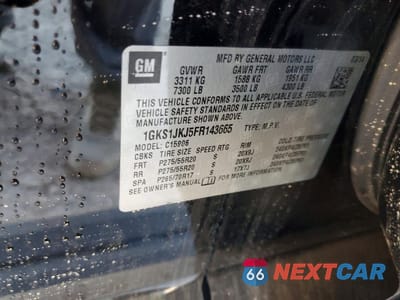 Zdjęcie 14 z 14 samochodu: 2015 GMC YUKON XL DENALI VIN:1GKS1JKJ5FR143665 - miniatura