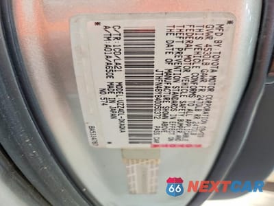 Zdjęcie 12 z 12 samochodu: 2004 LEXUS SC 430 BASE VIN:JTHFN48Y840050372 - miniatura