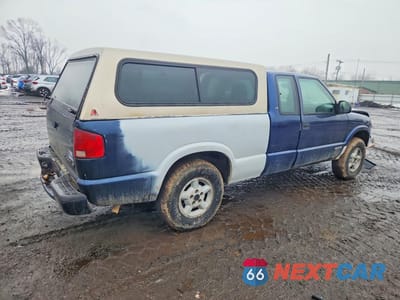 Trzecie zdjęcie samochodu z tyłu: 2000 CHEV S10 VIN:1GCDT19W1Y8275508 - miniatura