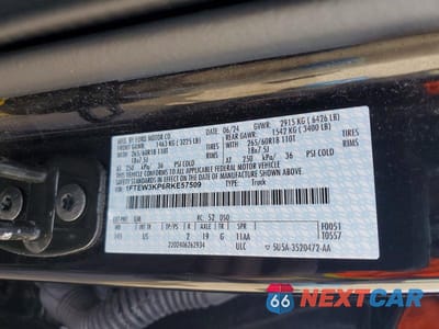 Zdjęcie 13 z 13 samochodu: 2024 FORD F150 XLT VIN:1FTEW3KP6RKE57509 - miniatura