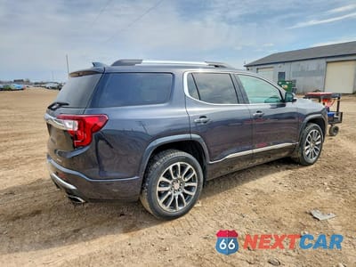 Trzecie zdjęcie samochodu z tyłu: 2022 GMC ACADIA DENALI VIN:1GKKNXLS0NZ148432 - miniatura