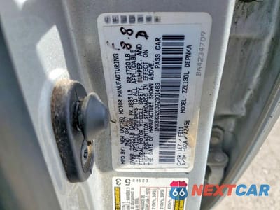 Zdjęcie 12 z 12 samochodu: 2007 TOYOTA COROLLA LE VIN:1NXBR32E37Z901483 - miniatura