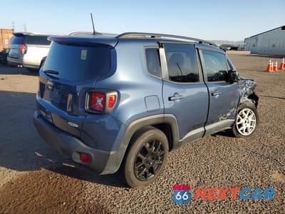 Trzecie zdjęcie samochodu z tyłu: 2020 JEEP RENEGADE LATITUDE VIN:ZACNJABB8LPL80692 - miniatura