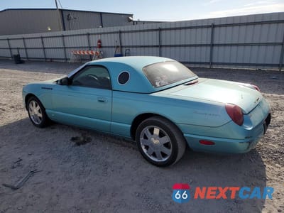 Drugie zdjęcie samochodu z przodu: 2002 FORD THUNDERBIRD VIN:1FAHP60A92Y110985 - miniatura