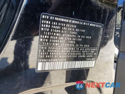 Zdjęcie 13 z 13 samochodu: 2024 VOLKSWAGEN TIGUAN S VIN:3VVRB7AX9RM200618 - miniatura