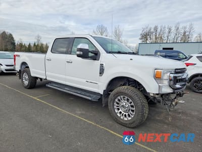 Czwarte zdjęcie samochodu z boku: 2021 FORD F250 SUPER DUTY VIN:1FT7W2BT0MED45800 - miniatura