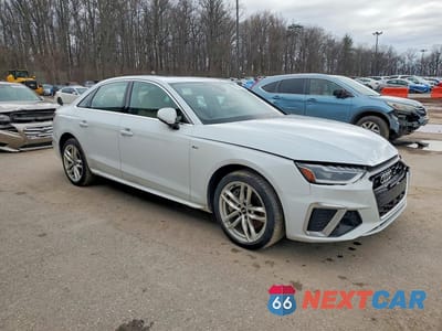 Czwarte zdjęcie samochodu z boku: 2020 AUDI A4 PREMIUM PLUS VIN:WAUENAF4XLA052612 - miniatura