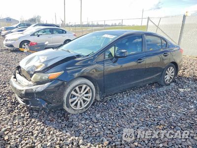2012 HONDA CIVIC EX 19XFB2F80CE100284 - główne zdjęcie licytacji z USA - miniatura