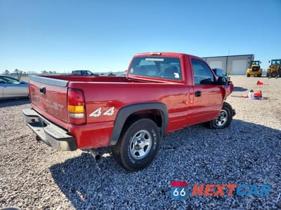 Trzecie zdjęcie samochodu z tyłu: 2002 CHEVROLET SILVERADO K1500 VIN:1GCEK14V12Z163878 - miniatura