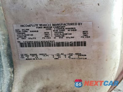 Zdjęcie 13 z 13 samochodu: 1999 FORD F350 SUPER DUTY DELIVERY TRUCK VIN:1FDWF36S1XEE60909 - miniatura