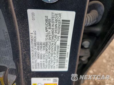 Zdjęcie 12 z 12 samochodu: 2023 HONDA CIVIC EXL VIN:19XFL1H7XPE016961 - miniatura