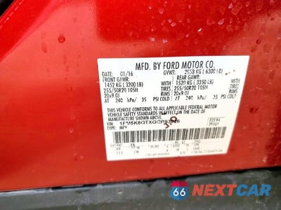 Zdjęcie 13 z 13 samochodu: 2016 FORD EXPLORER SPORT VIN:1FM5K8GTXGGB93026 - miniatura