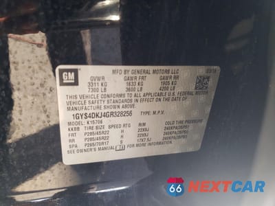 Zdjęcie 13 z 14 samochodu: 2016 CADILLAC ESCALADE PLATINUM VIN:1GYS4DKJ4GR328256 - miniatura