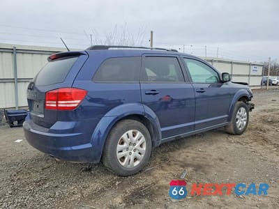 Trzecie zdjęcie samochodu z tyłu: 2017 DODGE JOURNEY SE VIN:3C4PDCABXHT708159 - miniatura