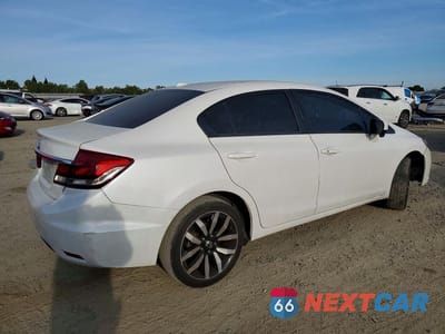 Trzecie zdjęcie samochodu z tyłu: 2015 HONDA CIVIC EXL VIN:19XFB2F95FE250517 - miniatura