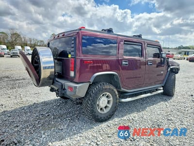Trzecie zdjęcie samochodu z tyłu: 2006 HUMMER H2 VIN:5GRGN23U06H117953 - miniatura