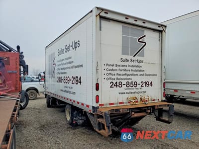 Drugie zdjęcie samochodu z przodu: 2014 ISUZU NPR DELIVERY TRUCK VIN:JALB4W171E7400660 - miniatura