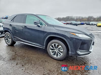 Czwarte zdjęcie samochodu z boku: 2021 LEXUS RX 450H BASE VIN:2T2HGMDA3MC066963 - miniatura