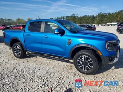 Czwarte zdjęcie samochodu z boku: 2024 FORD RANGER LARIAT VIN:1FTER4JH7RLE44303 - miniatura