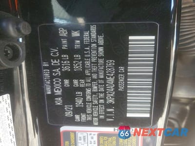 Zdjęcie 12 z 12 samochodu: 2021 KIA RIO S VIN:3KPA24AD4ME428769 - miniatura