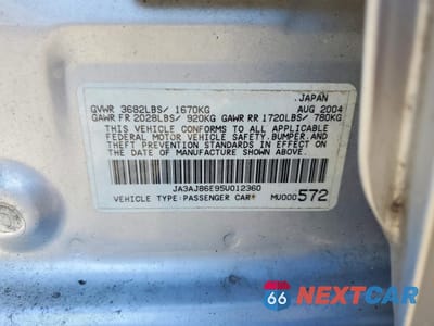 Zdjęcie 12 z 12 samochodu: 2005 MITSUBISHI LANCER OZ RALLY VIN:JA3AJ86E95U012360 - miniatura