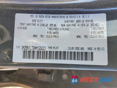 Zdjęcie 12 z 12 samochodu: 2017 MAZDA 3 TOURING VIN:3MZBN1L72HM128223 - miniatura