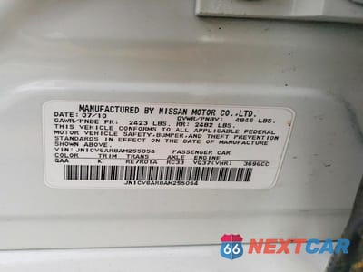 Zdjęcie 12 z 12 samochodu: 2010 INFINITI G37 SEDAN X VIN:JN1CV6AR8AM255054 - miniatura