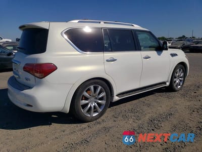 Trzecie zdjęcie samochodu z tyłu: 2012 INFINITI QX56 BASE VIN:JN8AZ2NE3C9022797 - miniatura