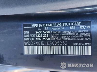 Zdjęcie 12 z 12 samochodu: 2019 MERCEDES-BENZ AMG GT 63 VIN:WDD7X8JB1KA005252 - miniatura