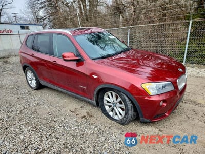 Czwarte zdjęcie samochodu z boku: 2013 BMW X3 XDRIVE28I VIN:5UXWX9C54D0A15853 - miniatura