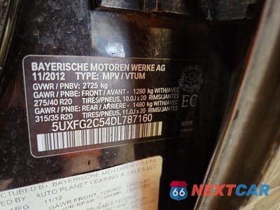 Zdjęcie 13 z 14 samochodu: 2013 BMW X6 XDRIVE35I VIN:5UXFG2C54DL787160 - miniatura