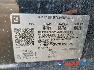 Zdjęcie 13 z 13 samochodu: 2019 CHEVROLET TRAVERSE LS VIN:1GNERFKW7KJ298597 - miniatura