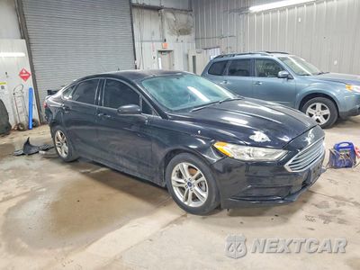Czwarte zdjęcie samochodu z boku: 2018 FORD FUSION SE VIN:3FA6P0HD4JR184637 - miniatura