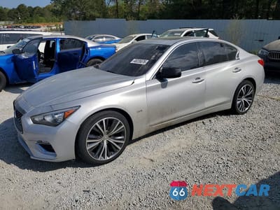 2018 INFINITI Q50 3.0T LUXE JN1EV7AR2JM436617 - główne zdjęcie licytacji z USA - miniatura