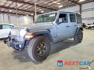 2021 JEEP WRANGLER UNLIMITED SPORT 1C4HJXDN3MW584105 - główne zdjęcie licytacji z USA - miniatura