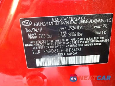 Zdjęcie 12 z 12 samochodu: 2017 HYUNDAI ELANTRA SE VIN:5NPD84LF1HH184123 - miniatura