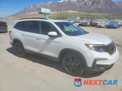 Czwarte zdjęcie samochodu z boku: 2021 HONDA PILOT SE VIN:5FNYF6H20MB058403 - miniatura